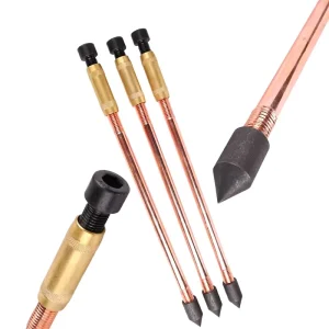 HUA DIAN Copper Clad Steel Earth Rod for Grounding Rod System Material