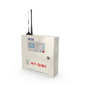 HY 518 OEM Manufacturer Wireless Fire Alarm Control Panel ADEMCO Contact ID 433.92 MHz RF Network >90dB Siren 300m Range