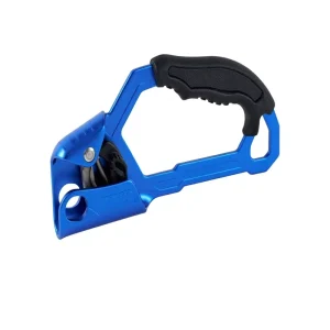 Handled Ascender 150kg Load Bearing Aluminum Rope Rescue Device 2 D Rings Vertical Lifeline Anchor for Caving