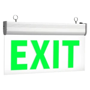 Hanging IP65 LED Indicator Light Self Illuminating Fire Alarm Emergency Evacuation Sign EXIT Safety Exit Light 2700K Warm White
