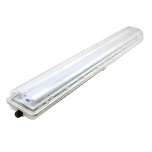 Hazardous Light IP66 BYS Zone 1 Zone 2 Lamps with Battery 90 Mins Emergency Fluorescent Tubes Explosion Proof Lighting Fixture