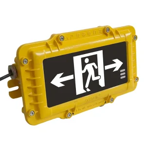 Hazardous Location LED Emergency Light with 90 Mins Battery Backup for Offshore Platform Safety Anti-Explosion Egress Sign