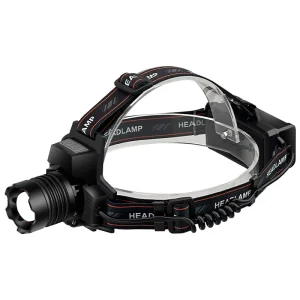 Head Mounted Strong Light LED Headlamp Ultra Bright Flashlight IP65 Rated for Camping Night Fishing Outdoor Lighting