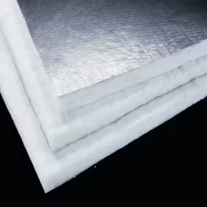 Heat Insulating Soundproofing White Glass Wool Fiber Blanket Sheet Industrial Design for Warehouse Use
