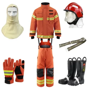 Heat Resistance EN469 Aramid Wildland Firefighting Suit Fireman Rescue Uniform