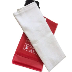 Heat Resistant Fire Blanket 100% Fiberglass Flame Retardant Emergency Fire Blanket Reinforced Composite Materials