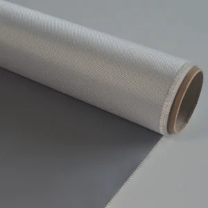 Heat Resistant Thermal Insulation Twill Woven Silicone Coated Fiberglass Fabric for Fire Blanket Fiberglass Mesh Cloth Cutting