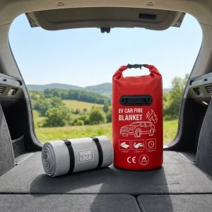 Heavy Duty Car Carrier Transport EV Fire Blanket Vehicle Fire Safety Emergency Extinguishing Blanket