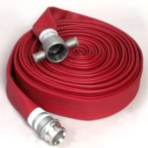 Heavy Duty High Pressure Aging Resistant Rubber Fire Hose Aluminum BS Coupling Firefighting Equipment Accessory