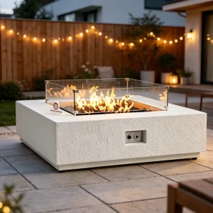 Heavy Duty Outdoor Fire Pit Adjustable Heating Patio Fire Table