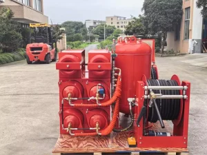 Heavy Duty Steel Vehicle Fire Suppression System Dry Chemical Unit for Foam Powder Twin Agent Trucks Class a