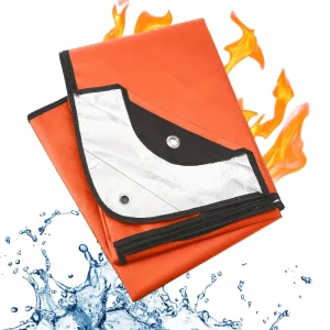 Heavy Duty Survival Thermal Emergency Blanket Waterproof Insulated Tarp Reflective Camping Woodland Hiking Fire Fighting Safety