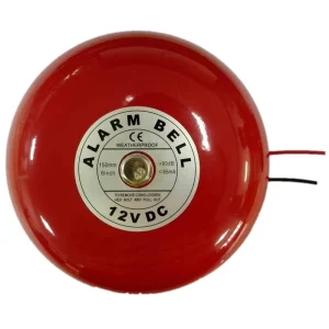 Heavy Metal Housing Fire Alarm Bell Ringing Siren 12V 24V Fire Alarm Bell 6 Inch Bell Alarm