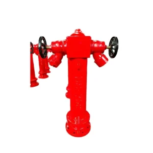 Hegeer Direct High Quality Ductile Cast Iron Fire Hydrant With Flange Outdoor Ground Pillar Fire Hydrant DN100 DN150 Customized