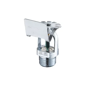 Hidden Dry Fire Sprinkler Fire Prevention Accessory Malleable Cast Iron Vertical Silver Durable Firefighting Equipment