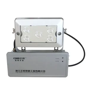 High Brightness 10W LED Emergency Light IP65 Rechargeable Alloy 6000K Daylight 254x254x75mm Indoor Outdoor