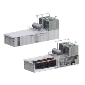 High Density Liquid Cooled Container Data Center for AI GPU Computing Novec1230 Fire Suppression