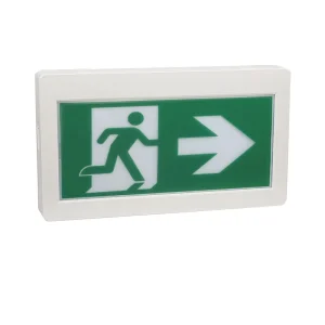High Performance Emergency Running Man Exit Sign Suitable for Damp Locations