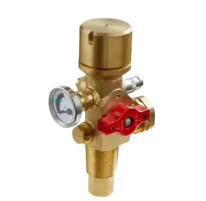 High Pressure 150bar Fire Detection CO2 Cylinder Valve With Gauge for Fire Extinguisher
