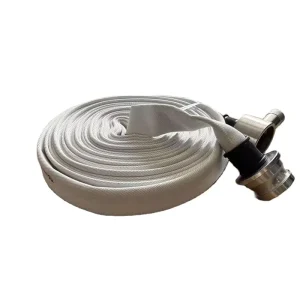 High Pressure BS Coupling Fire Hose Black PVC Lined Firefighting Equipment Accessory