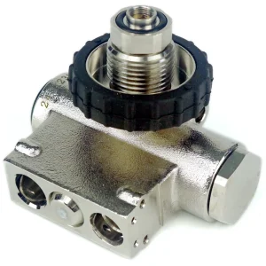 High Pressure Brass Gas Cylinder Valve Firefighting Equipment with Oxygen Control Structure Handwheel