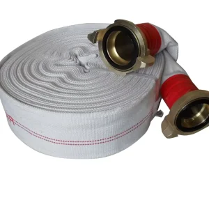 High Pressure Fire Hose 400psi Single Jacket TPU Lined Nakajima Type Brass Couplings