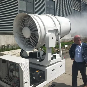 High Pressure Outdoor Cooling And Humidification Fog Misting System Cannon Machine