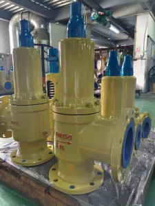 High Pressure Stainless Steel Safety Relief Valve 316 Pneumatic Cylinder CO2 Fire Suppression System