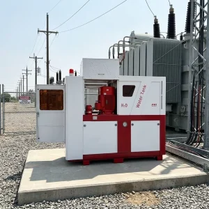 High Pressure Water Mist Fire Suppression System for Generator
