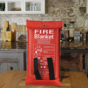 High Quality 1.8m Large Emergency Fireproof Fire Blanket CE Certified 100% Fiberglass Heat Chemical Abrasion Resistant Home Use