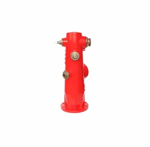 High Quality Customizable Wet Barrel Pillar Fire Hydrant Outdoor Ductile Cast Iron Red DN65 DN80 2.4Mpa