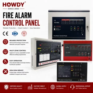 High Quality Easy to Use Fire Protection Control Panel Fire Alarm System for Home Building Hotel Airport