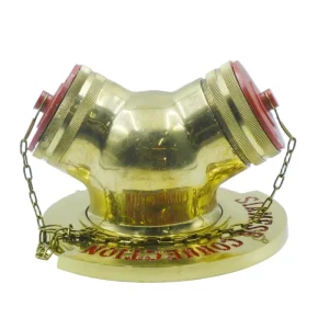 High Quality Factory Siamese Ductile Iron Water Collector Fire Hydrant for Fire Department Connection
