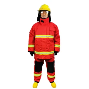High Quality Fire Fighter Protective Clothing Aramid Fabric Fire Fighting Protective Suit Fire Safety Suits