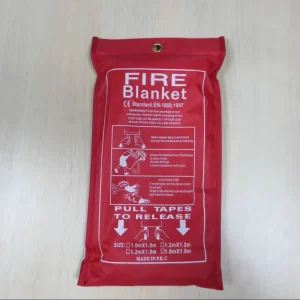 High Quality Fire Resistant Fiberglass Fire Blanket 6FT X 4FT White or Custom Color Emergency Fire Protection
