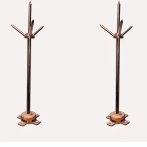 High Quality High Voltage Support Customization Lightning Arrester Rod Brass Lightning Rod for Lightning Protection
