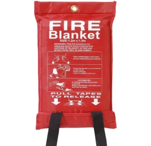 High Quality Home Fire Proof Size Customization Safety Emergency Fire Registant Fiberglass Fire Blanket for Rescue
