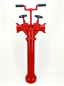 High Quality Indoor Fire Hydrant 2 Way Pillar Design Ground Mounted Underground Hydrant