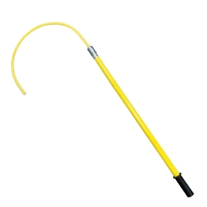 High Safety Electric Fiberglass Insulated Rescue Hot Stick With Hook MV HV Products For Safe Electric Shock Rescue