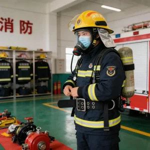 High-Safety Firefighter Safety Harness Advanced Fall Protection Safety Belt for Working at Height
