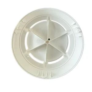 High Sensitivity ODM OEM 4 Wire Industrial Photoelectric Smoke Detector 80dB Alarm DC9 28V Relay Output White ABS Plastic