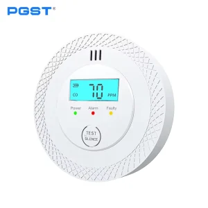 High Sensitivity Smart Carbon Monoxide Sensor Detector with Low Voltage Alarm Battery Tamper Proof Function