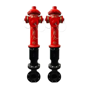 High Standard Outdoor Factory Price Ductile Iron Red Vertical Fire Hydrant System with Durable Design for Firefighting