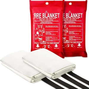 High Strength 40×40 Fiberglass Fire Retardant Blanket Fire Safety Clothing for Cars and Home Use