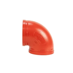 High Strength Corrosion Resistance Ductile Iron Sealing Leak Proof Pipe Fitting Grooved Elbow for Fire Water Supply