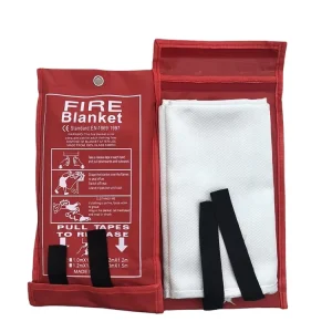 High Strength Heat Treatment Fiberglass Fire Resistant Welding Blanket with Cutting Service Survival Escape Fire Protection