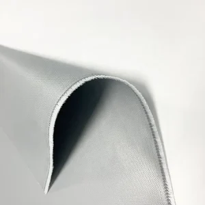 High Temperature 550C Flame Retardant Alkali Free Twill Woven Fiberglass Fabric Silicone Coated Welding and Cutting Cloth