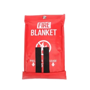 High Temperature Emergency Safety Fireproof Fiberglass Fire Blanket 4ft X 6ft White Home Use