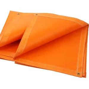 High Temperature Resistance Fire Proof 550 Degree PVC Coated Fiberglass Welding Blanket
