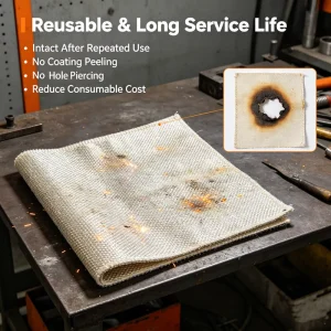 High Temperature Resistant Custom Emergency Fire Blanket Insulation Fiberglass Fire Proof Welding Blankets Cutting Weatherproof
